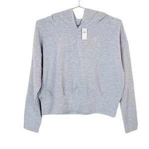 Offline By AERIE Light Grey Hooded Sweatshirt Size M